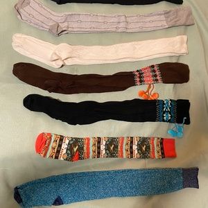 Thigh High Socks, seven pairs